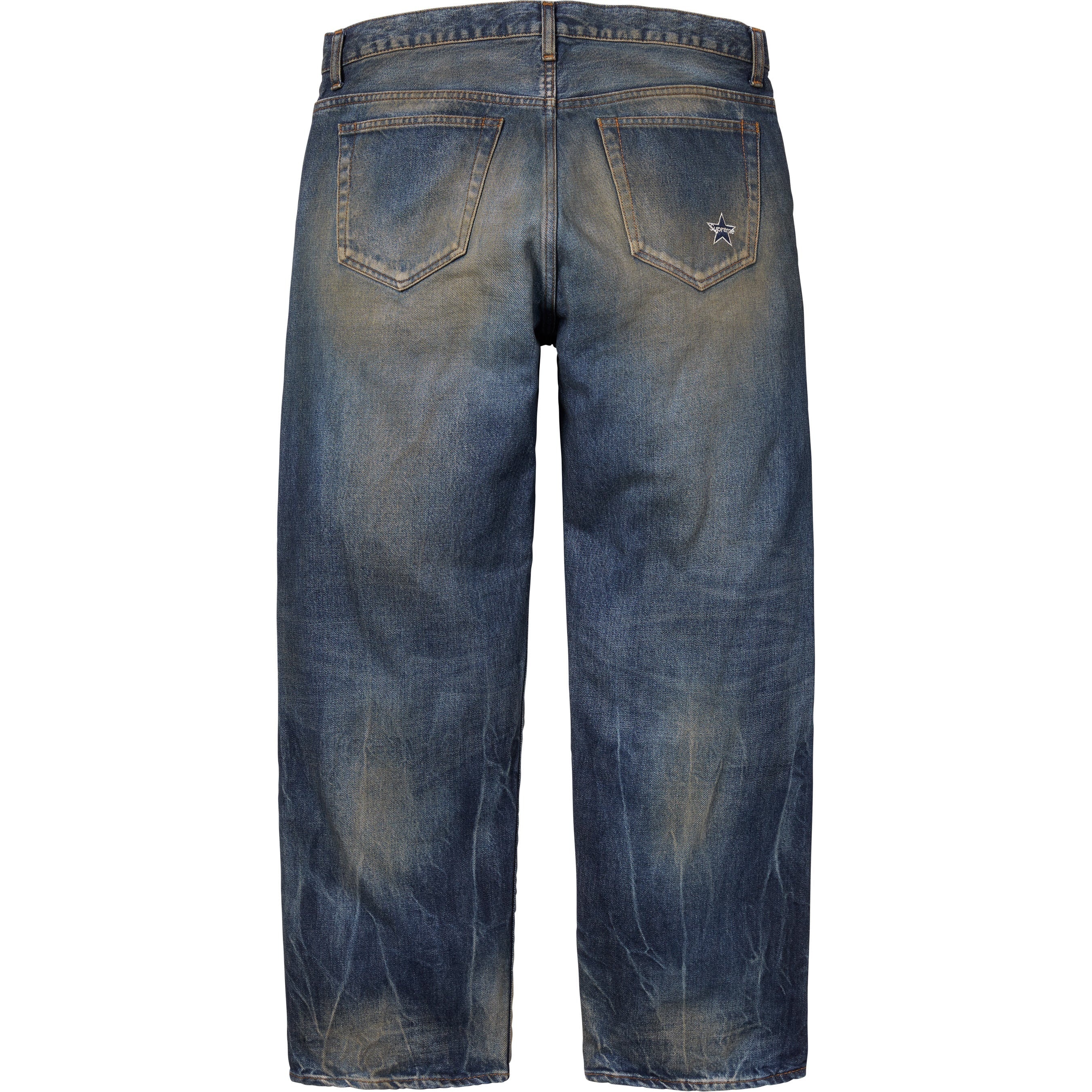 Distressed Loose Fit Selvedge Jean view 4